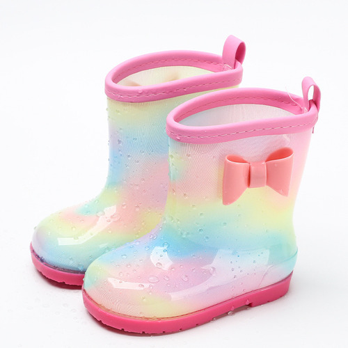 Botas De Lluvia Para Niños Pequeños, 1 Par Four Seasons Univ