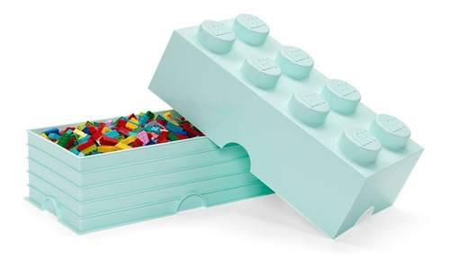Imagen 4 de 10 de Caja Apilable Para Ordenar Lego® 4004 Original Bloque De 8