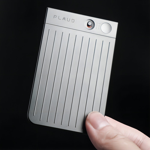 Gravador De Voz Plaud Note Com Chatgpt 64gb + Estojo Magsafe Cor Cinza-escuro