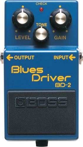 Pedal De Efeitos De Guitarra Boss Bd-2 Blues Driver Com Ampl