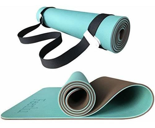 Colchonetas - Feetlu Pilates Yoga Mat- 1-2 &1-4 Inch Extra T