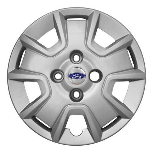 Calota Aro 14 Para Ford Mod Ka 2012 2013 + Emblema Resinado