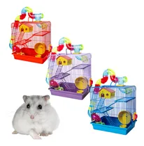 Comprar Gaiola Porquinho Índia Hamster Tubo Roda 3 Andares Luxo