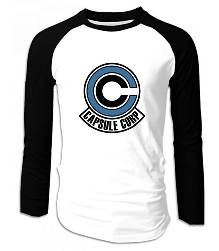 Camiseta Capsule Corp Dragón Ball Camibuso Ranglan