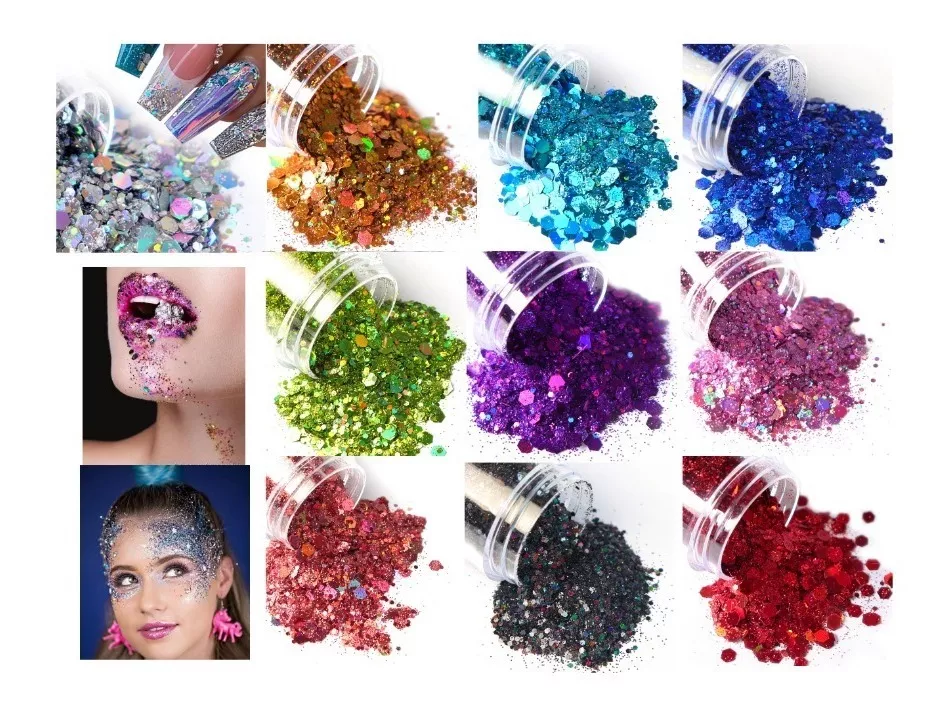 Terceira imagem para pesquisa de glitter holografico