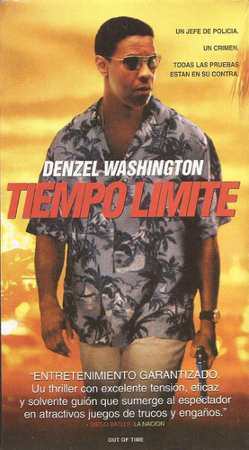 Tiempo Limite Vhs Denzel Washington Eva Mendes Out Of Time