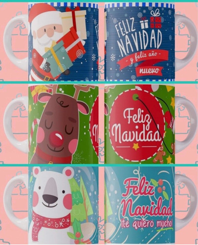 Tazas Navideñas Cerámica Súper Ofertas !! Entregas 24 Horas