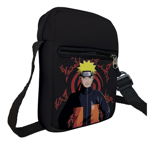 Bolsa Shoulder Mini Bag Pochete Transversal Isoprene Naruto