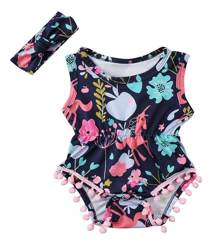 Trajes De Baño Niñas. Trajes De Baño Para Bebe. Unicornio