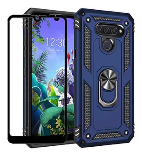 Funda Para LG K50/LG Q60 Con Pantalla De Vidrio Templado 176