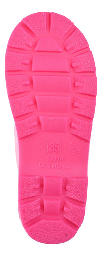 Botas Para Niña Lluvia Impermeables Antiderrapante Hule