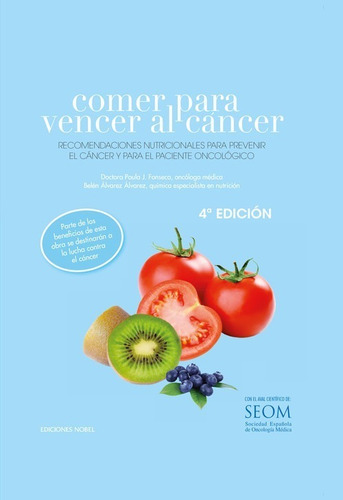 Libro Comer Para Vencer Al Cáncer - Jimenez Fonseca, Paula/