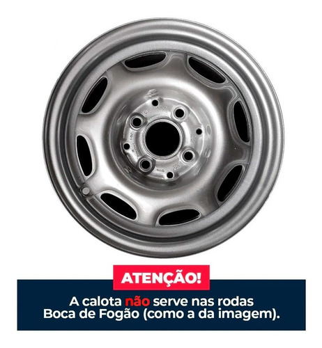 Imagem 6 de 7 de Jg 4 Calotas Tampa Roda Ferro Renault Aro 14 15 Amarok 4x100