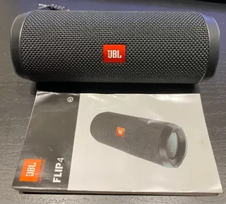 Alto-falante Jbl Flip 4 Portátil Com Bluetooth Black