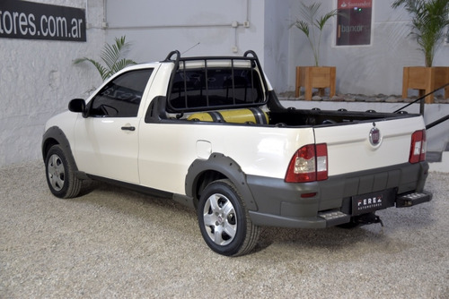 Fiat Strada Working 1.4 8v Con Gnc 2013 Color Blanco