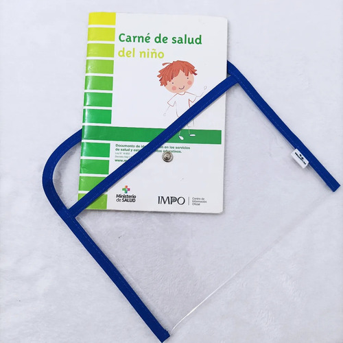 Porta Carné Pediátrico De Pvc Impermeable