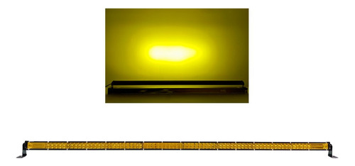 Barra Led 480w Luz Amarillo 160 Led Ultra 128cm Auto Bus 