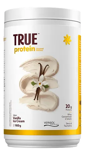 True Source | True Whey Isolada & Concentrada | 900gr Blend Vanilla Ice Cream