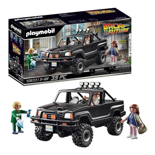 Playmobil De Volta Para O Futuro Pick Up Marty 35peças 70633