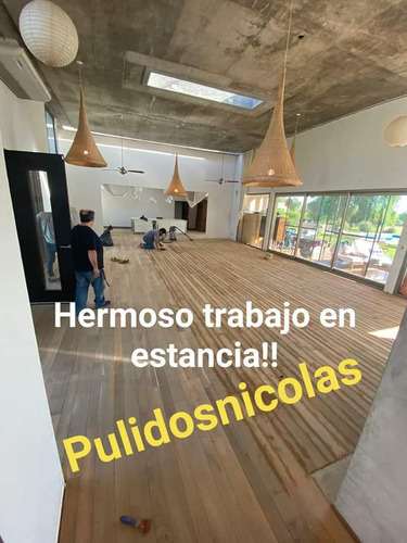 Imagen 7 de 10 de Pulido Y Plastificado De Pisos De Madera Mosaicosmercadopago