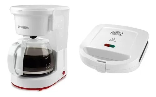 Combo Black decker Cafetera Cm0410 Sandwichera Sm24520 Env o