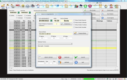Software Assistência Para Celular + Vendas + Financeiro V5.0
