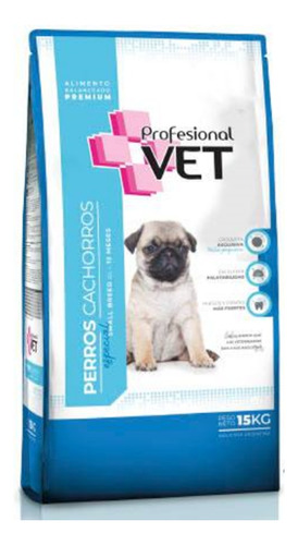  Profesional Vet Premium Cachorros Raza Pequeña X 15 Kg