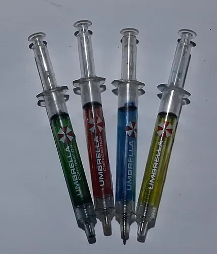 Kit Caneta Esferográfica Resident Evil Umbrella Psfmonteiro