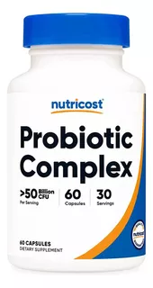 Probioticos Complex +50 Billones Suministro Para 1 Mes Sabor Sin Sabor