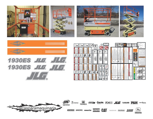 Kit De Calcas De Restauración Para JLG 1930 Es