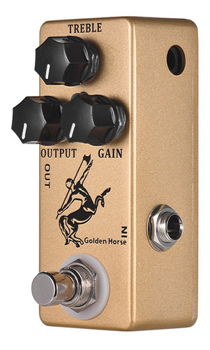 Mosky Dourado Cavalo Guitarra Overdrive Efeito Pedal Complet