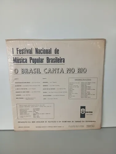 Lp O Brasil Canta No Rio Usado 1968 | Parcelamento sem juros