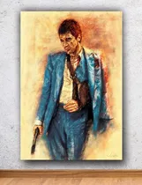 Comprar Cuadro Decorativo En Canvas Scarface Tony Montana Arte - 35
