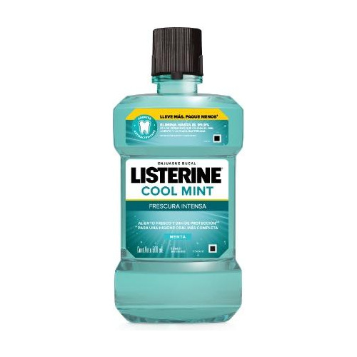 Enjuague Bucal Listerine Cool Mint 500x350 Ml.