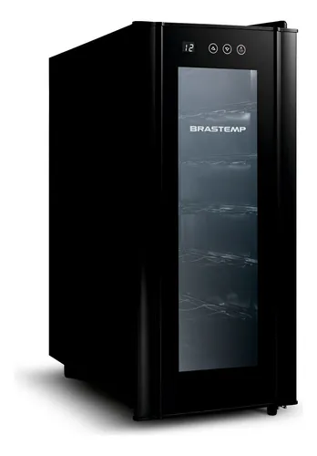 Adega De Vinhos Brastemp Bzc12be 12 Garrafas Preto 110v