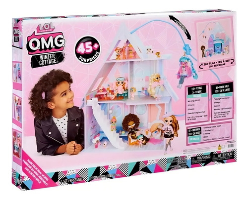 Lol Omg Winter Cottage Casa De Invierno 45 Sorpresas Color Multicolor