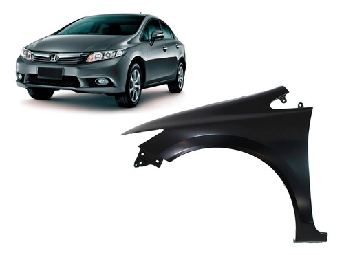 Guardabarro Honda Civic 2012 2013 2014 2015 Izquierdo