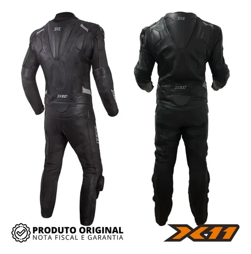 Macac o Moto X11 Speed 2 De Couro Cal a E Jaqueta Motoqueiro
