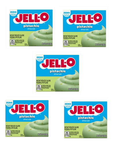 Jell-o Pistachio Pudding Sugar Free 28 Gr
