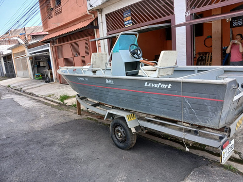 Lancha Fishing 165 Com Motor Johnson Branco 25hp