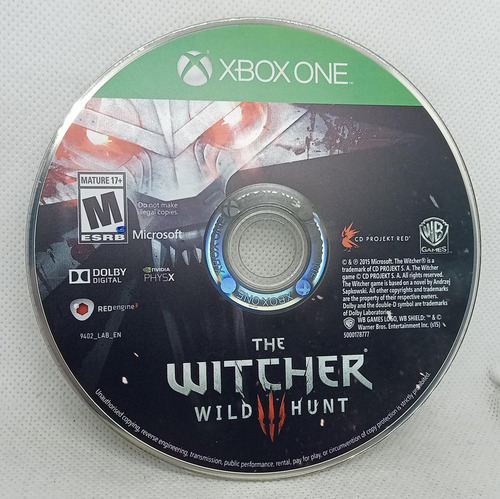 The Witcher 3 Wild Hunt Xone Usado (Usado)