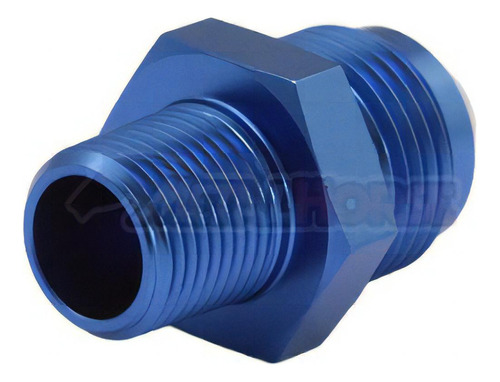 Adaptador Macho Npt 3/8 Para Macho Conico 10an/an10 Azul