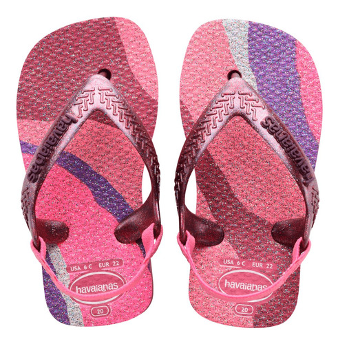 Sandalias Havaianas Baby Pallete Glow