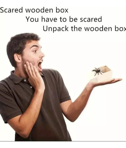 Caja De Broma Con Araña,día De Los Inocentes