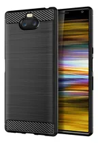 Comprar Case Funda Silicona Fibra De Carbono Sony Xperia 10