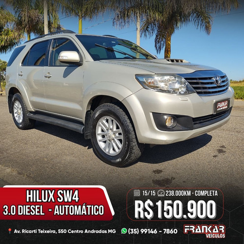Toyota Hilux SW4 3.0 SRV 4X4 16V TURBO INTERCOOLER DIESEL 4P AUTOMÁTICO