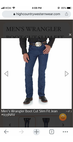 Wrangler Jeans Blue Denim For Work/de  935nav. | Cuotas sin  interés