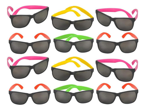 The Dreidel Gafas Sol Neon Paquete 12