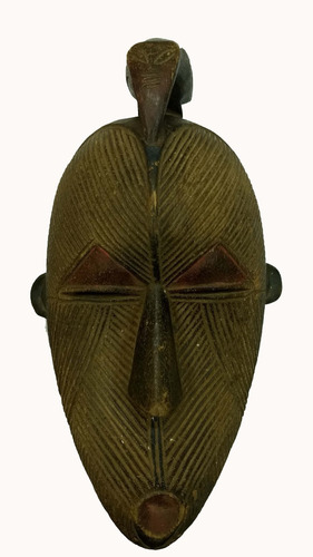Máscara Africana Decoração Coleção Madeira M219 Frete Grátis