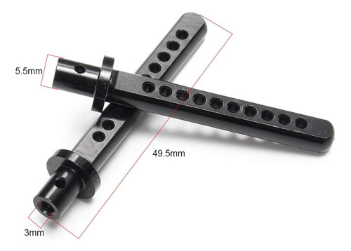 4pcs Aluminum Body Post Mounts For 1/10 Rc Crawler Axial Scx